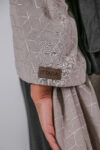 Grey Bloom Abaya